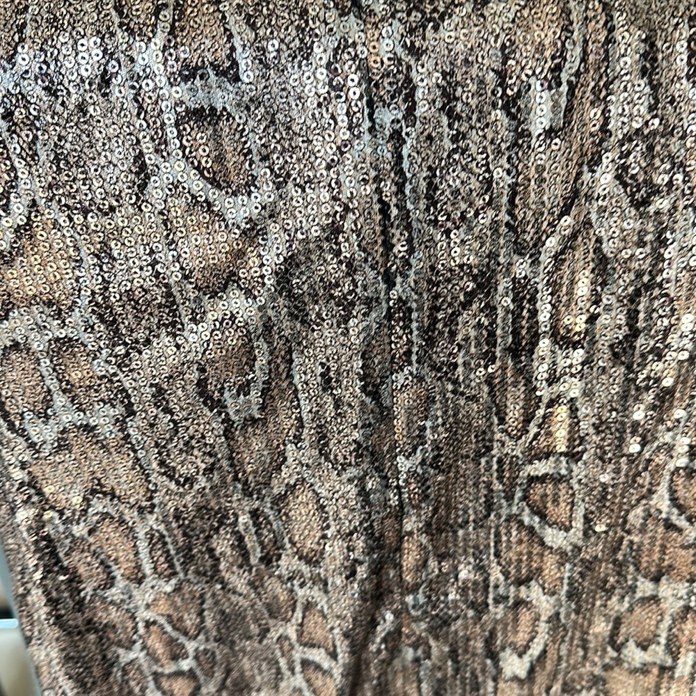 Bebe metallic sequin snakeskin dress - Picture 6 of 6